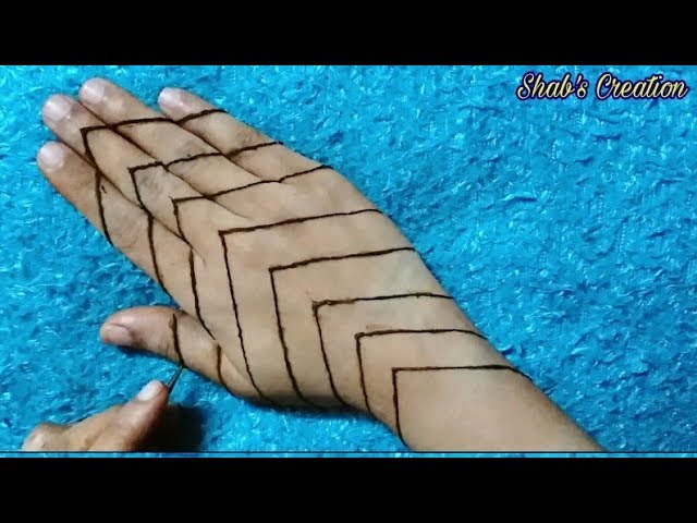 Easy/Beautiful Back hand Mehndi Design|Amazing Trick for BEGINNERS||2018 Latest Henna Mehndi Design.