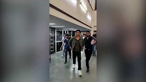 Sushant Singh Rajput in Dtu library
