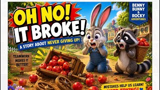 Full The Broken Wagon 🐰🍎 | Benny Bunny Learns to Never Give Up | Kids Moral Story #storytime #moralstory  Update