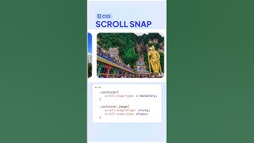 🔥Smooth scrolling like a pro! 🚀 Master CSS Scroll Snap and take your UI to the next level!