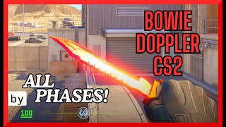 CS2 Bowie Doppler NEW Look (ALL PHASES) | CS2 Doppler Update