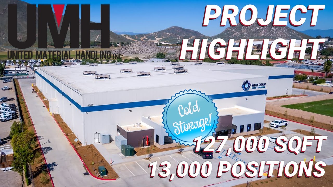 Umh Racks Project Highlight: UMH Completes Cold Storage Facility's Racking - YouTube