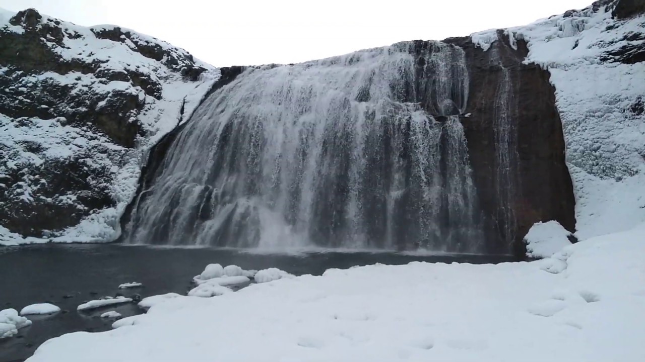Thorufoss Waterfall Youtube