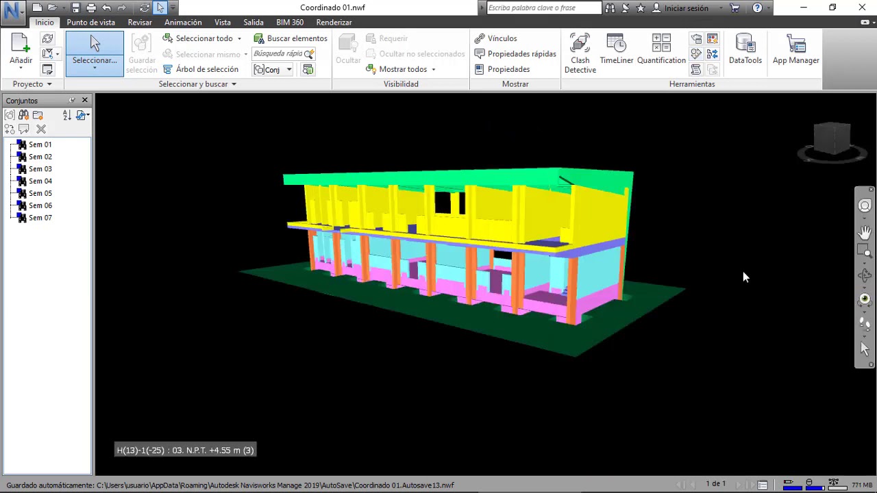 Programación, Simulación Constructiva con Naviswork y MS Project - YouTube