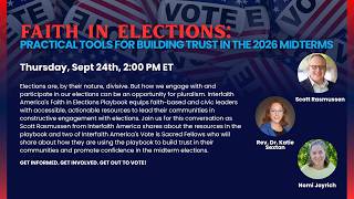 Faith in Elections: Practical Tools for Building Trust in the 2026 Midterms