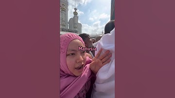 Rebutan Batu dari Surga di Rumah Allah! Dapat Pangeran ganteng #shorts Nasya kaila Nazifah