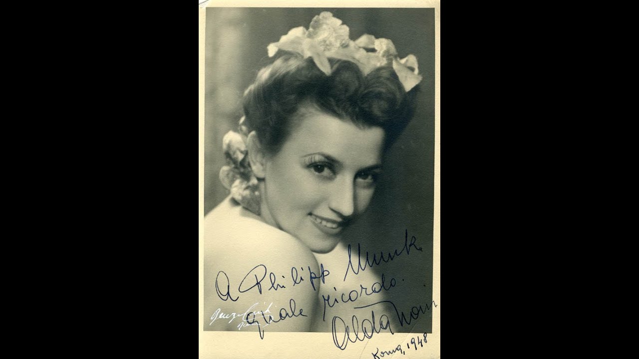 Mozart:  Le Nozze di Figaro  -  Voi che sapete  -  Alda Noni, soprano; Fernando Previtali, direttore