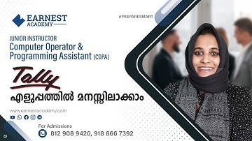 JUNIOR INSTRUCTOR COPA | TALLY | KERALA PSC | FREE FREE LECTURE