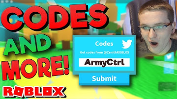 *NEW* ALL CODES IN ROBLOX Army Control Simulator