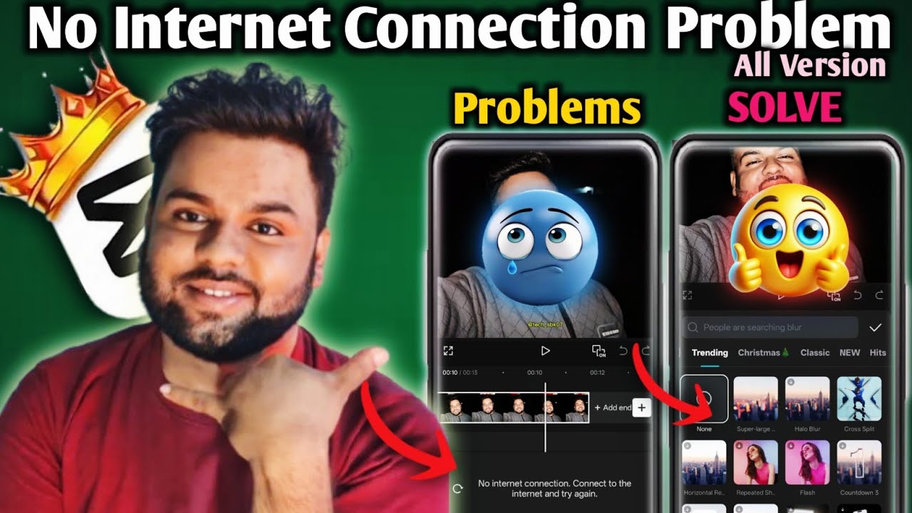 Capcut no internet connection problem fix | How to solve capcut no ...