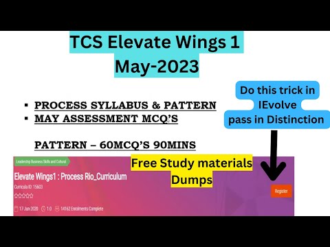 TCS Elevate Wings 1 May || Process Notes and free dumps || Let’s crack it