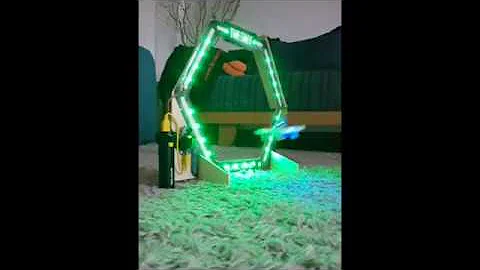 fpv race gate led flashlight - demo #2