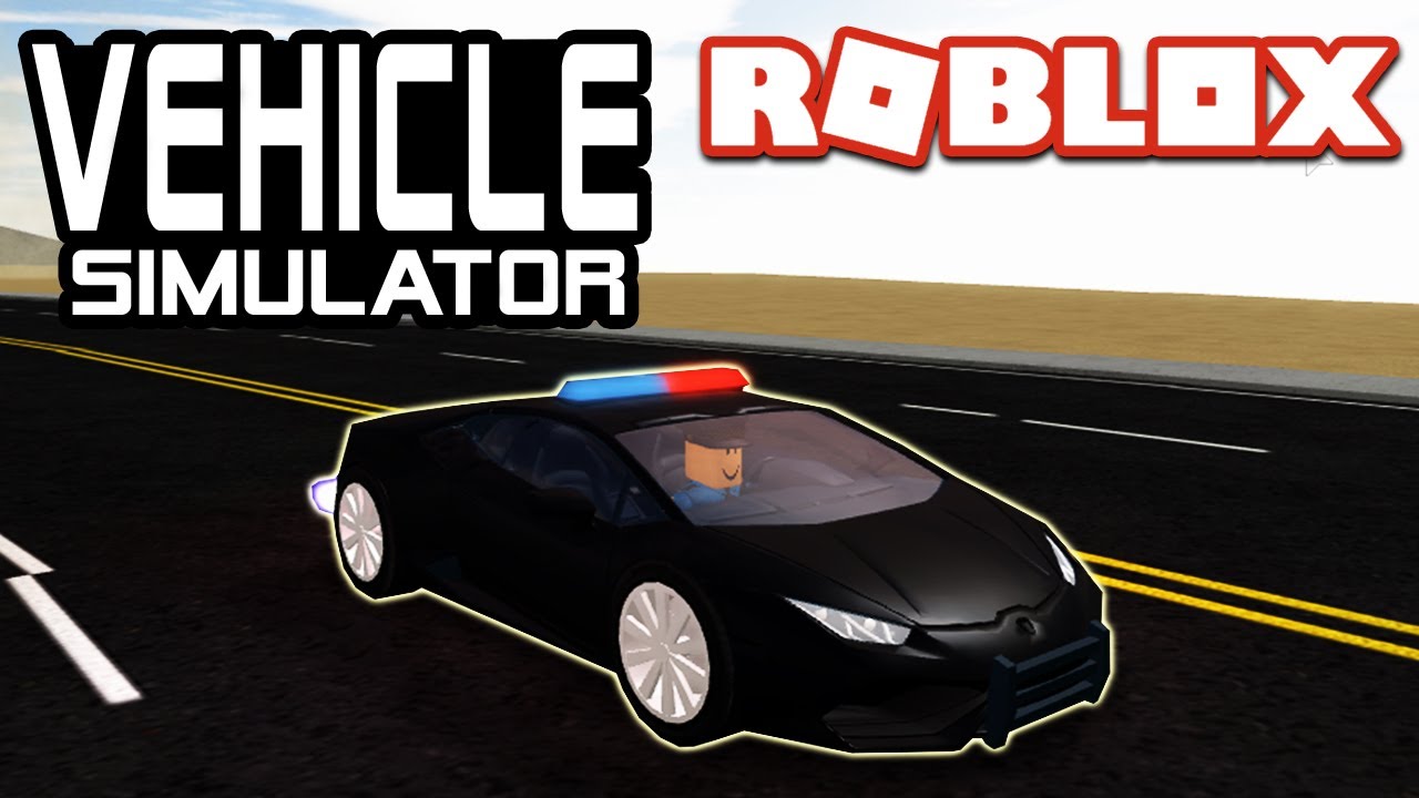 Lamborghini Police Car In Vehicle Simulator Roblox Youtube