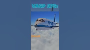 The Best Emergency Landing... (Version 3) VASP Flight 375 #shorts #aviation #Brazil
