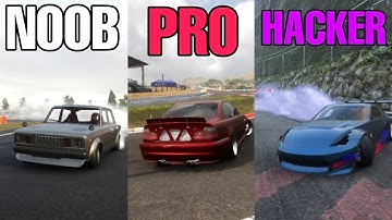 NOOB vs PRO vs HACKER in Car X Drift Racing Online