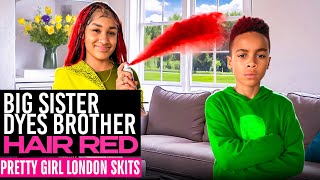 SNEAKY SIBLING DYES BROTHER HAIR RED .. WHAT HAPPEN NEXT IS SHOCKING