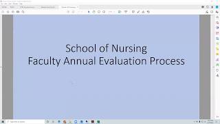 Faculty Evaluation Training