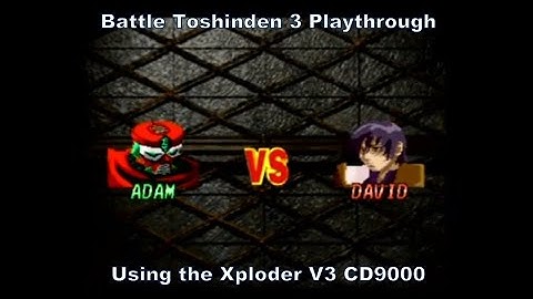 Battle Arena Toshinden 3 Adam Playthrough using the Xploder V3 CD9000 for Ps1 :D #Playstation #Sony