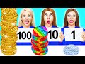 100 Layers of Food Challenge | Rich vs Broke by Multi DO