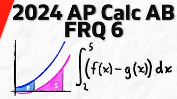 2024 AP Calculus AB FRQ 6 Solution | Calculus 1 Exercises