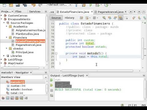 public, private, protected java