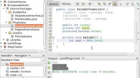 public, private, protected java