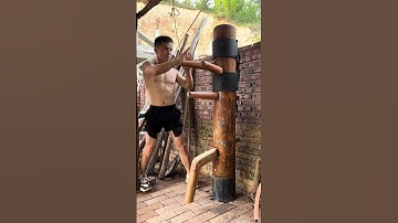The first section of Wing Chun boxing is the wooden dummy drill#Wing Chun boxing