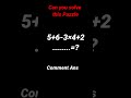 Can you solve this math puzzle shorts maths