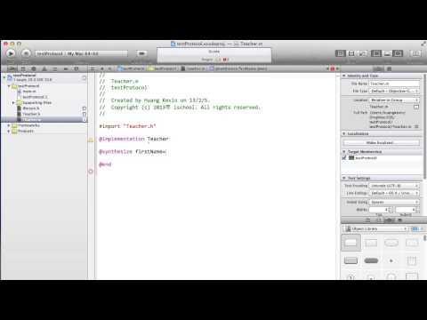 Objective-C 教學 ：5.2 Protocol  範例