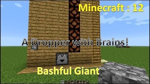 A Dropper with Brains! : Minecraft 12 (Video Response to Mumbo Jumbo