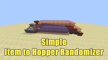Minecraft Simple Item - Hopper Randomizer | Tutorial