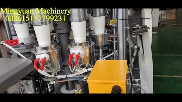 Simple Model Ultrasonic Heater Paper Cup Machine 8OZ For Ethiopia Client