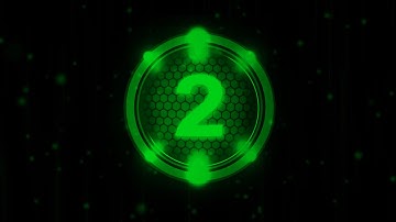 COUNTDOWN TIMER ( v 432 ) 5 sec with sound effects HD 4k!