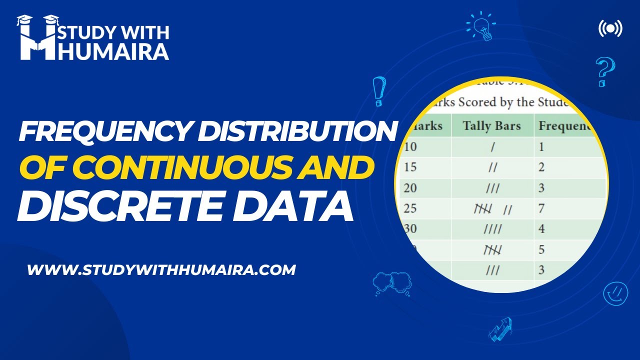 Frequency Distribution of continuous and discrete data | Study With ...