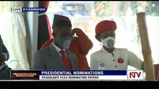 Robert Kyagulanyi's is nominated to stand fro Presidency in 2021