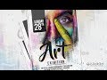 Art Exibition Poster Design Tutorial | Photoshop Tutorial | click3d