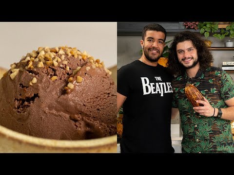 SORVETE DE CHOCOLATE SEM AÇÚCAR | Receitas Low Carb | Mohamad Hindi e Léo Santos