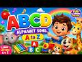 🎵 ABCD Alphabet Song for Kids | Learn Letters A to Z | Fun Nursery Rhymes for Children 🌈