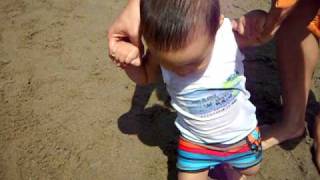 Mommy taking him for a walk..and then......