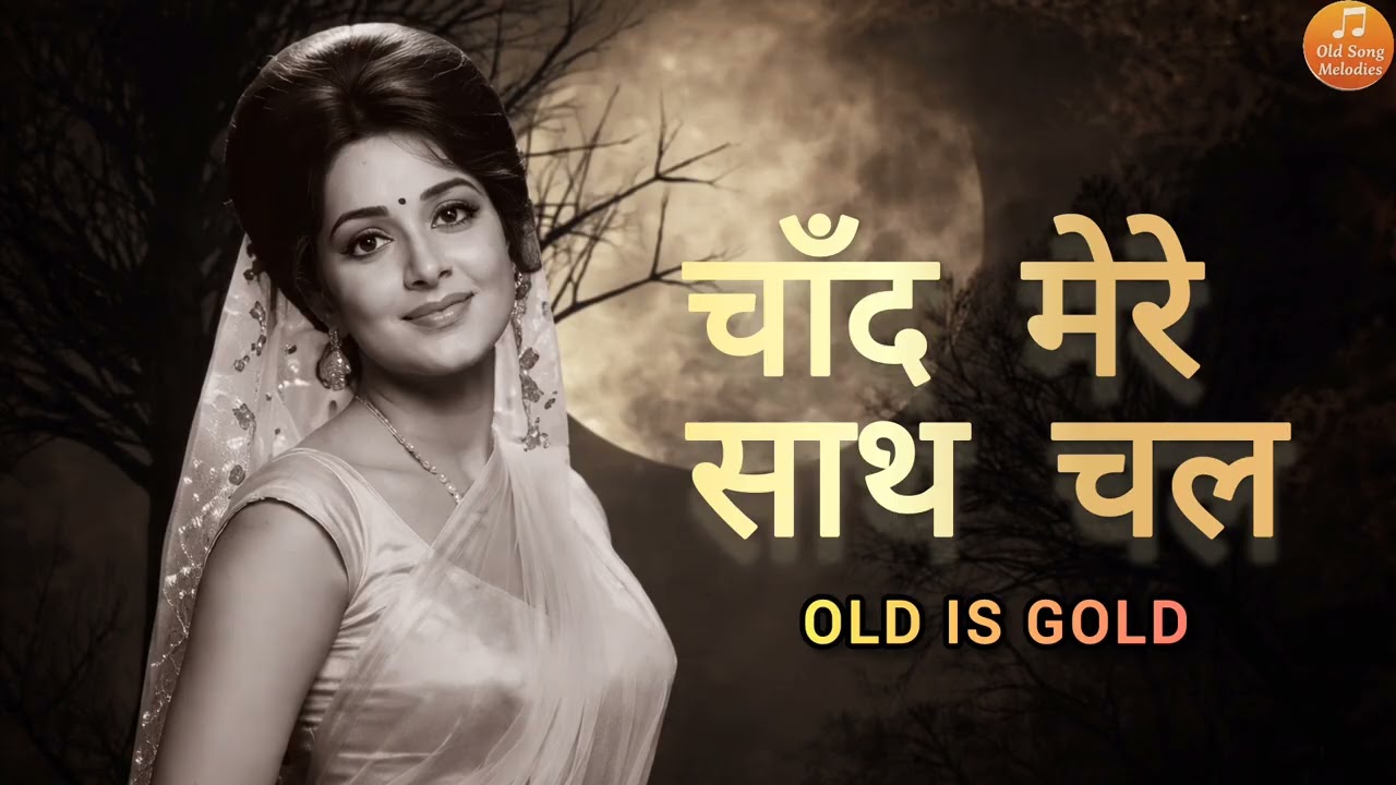 Chand Mere Saath Chal🌙✨ – Ek Khoobsurat 1960s Romantic Safar | Old Is Gold Classic