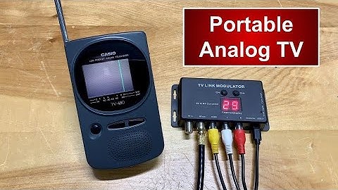 Analog Portable TV from Casio
