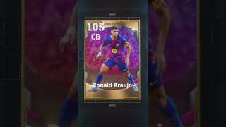 ronald ARAÚJO 105 training #efootballtraining #efootball2026 #efootballupdate #efootball #shorts
