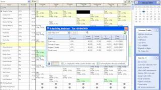 Highlighters and Shift Availability in Visual Staff Scheduler Employee Scheduling Software