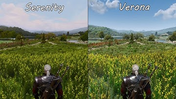 The Witcher 3: Wild Hunt | Serenity Lighting vs Verona Lighting | Lighting mods Comparison Toussaint