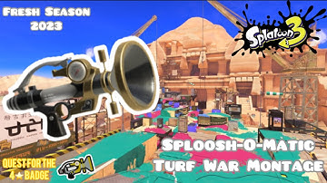 Splatoon 3 / Sploosh-O-Matic / Fresh Season Turf War Montage