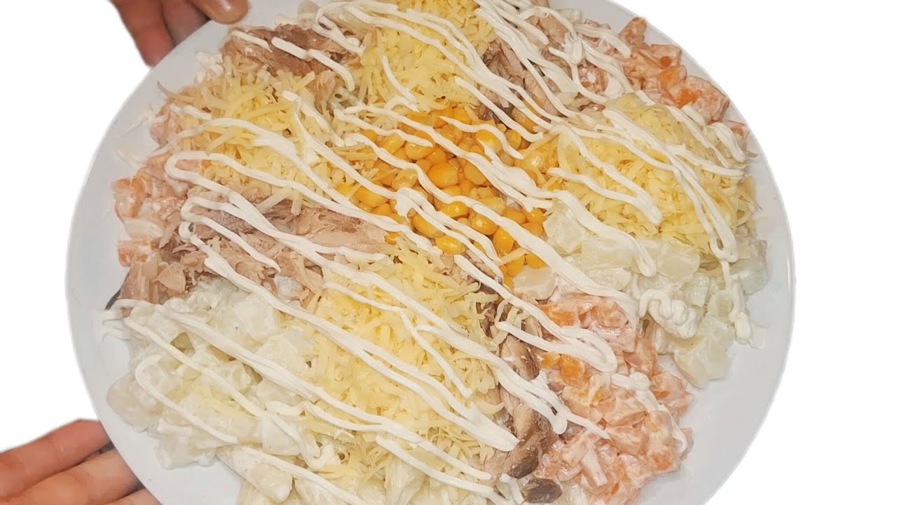 سلطة غنية وصحية سهلة وسريعة تنفعك فمائدة رمضان 👌