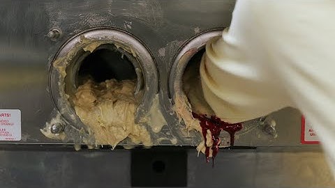 The woman's Arm got Stuck in the ice cream machine!