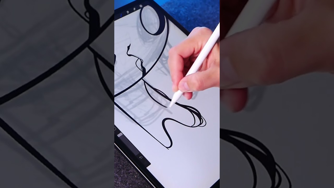 Satisfying Inking ✨️ Ipad Pro + Procreate