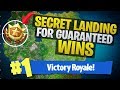 HOW TO WIN |  Where To Land For Guaranteed Wins (Fortnite Battle Royale)