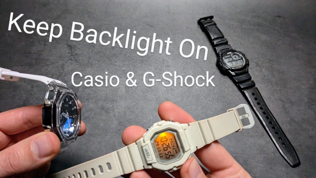 FIX - Backlight Turns Off As you Press Any Button on Casio or G